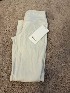 lululemon athletica White High-Waist Leggings 28” bone color